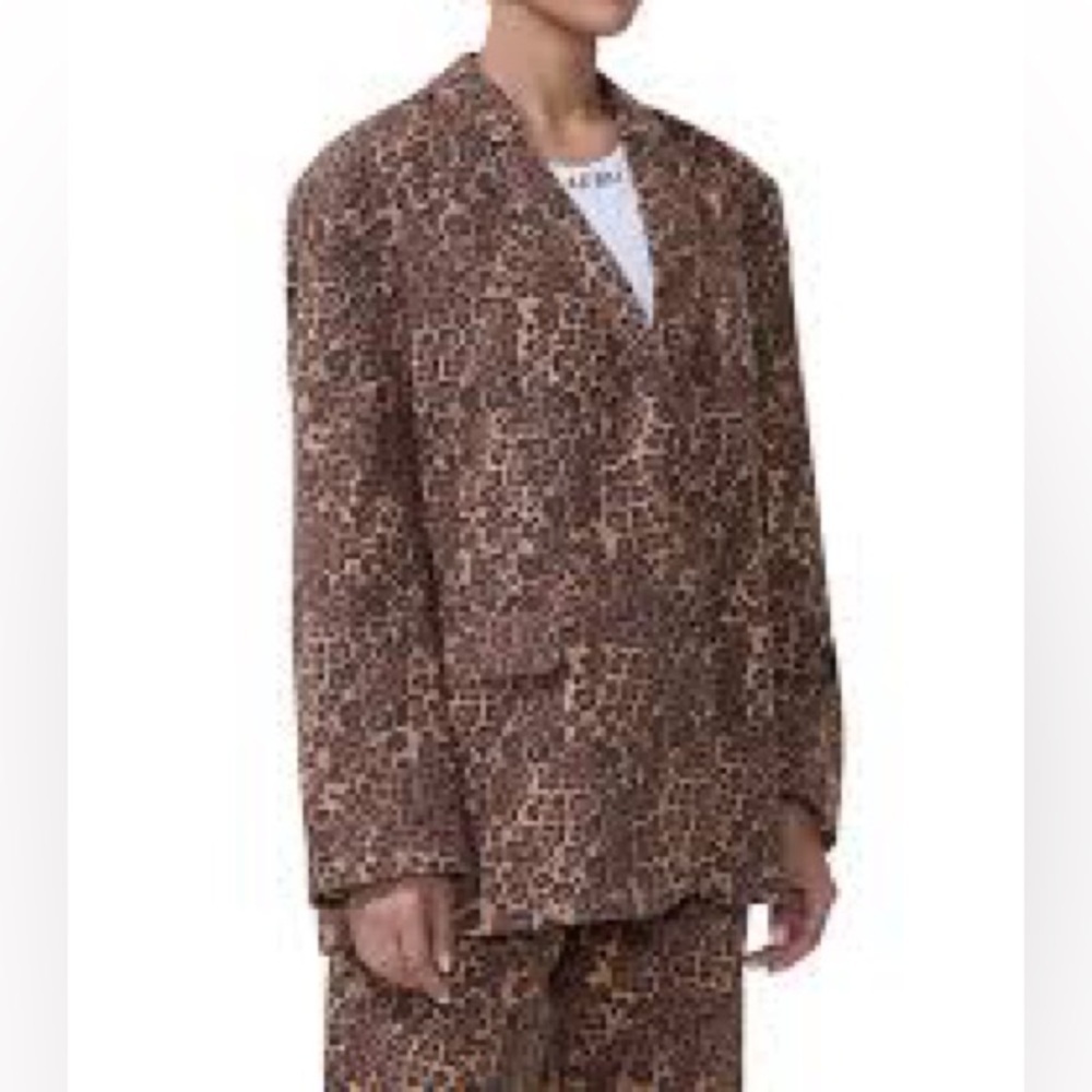 AFMR Joette Oversized Blazer
Rock Brown Leopard Print Size: Medium